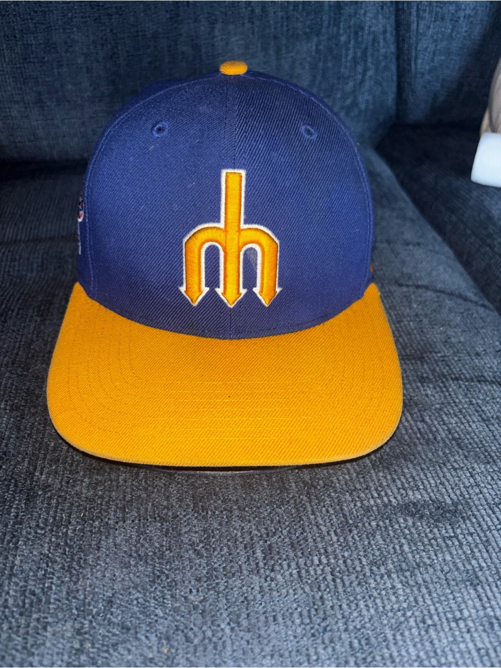 Vintage 90s 47 COOPERSTOWN COLLECTION SEATTLE MARINERS Snapback Cap Hat - Picture 6 of 9